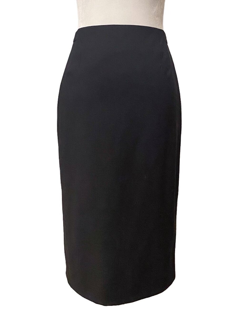 M.M.LaFleur Black Cobble Hill Wool Blend Pencil Skirt Size 2